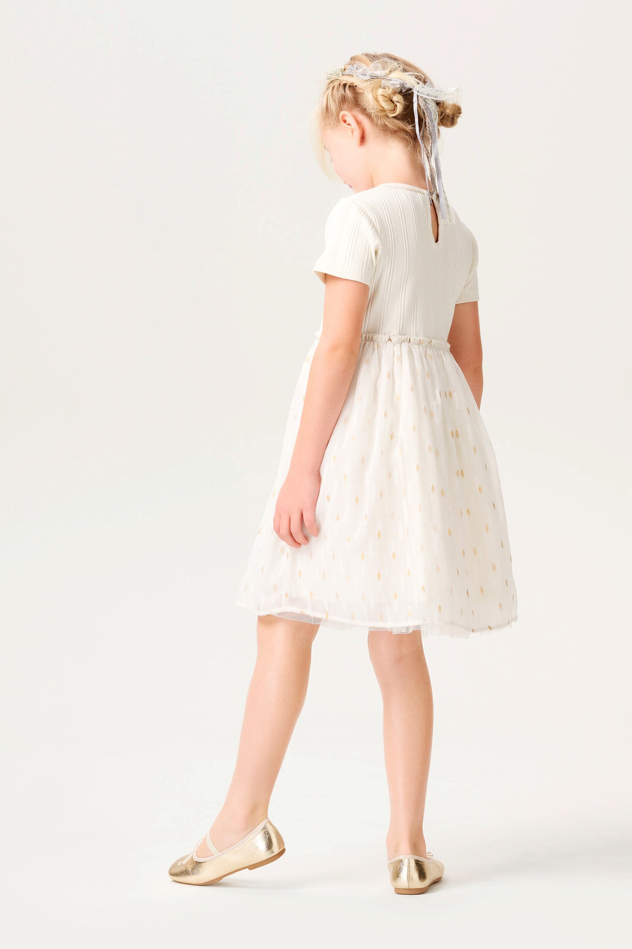 NOPPIES KIDS Kleid Manou Antique White