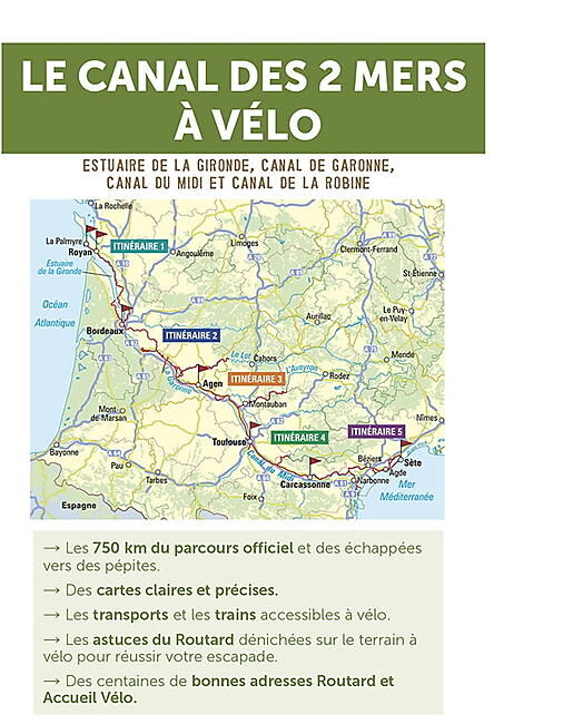HACHETTE - LE CANAL DES 2 MERS A VELO
