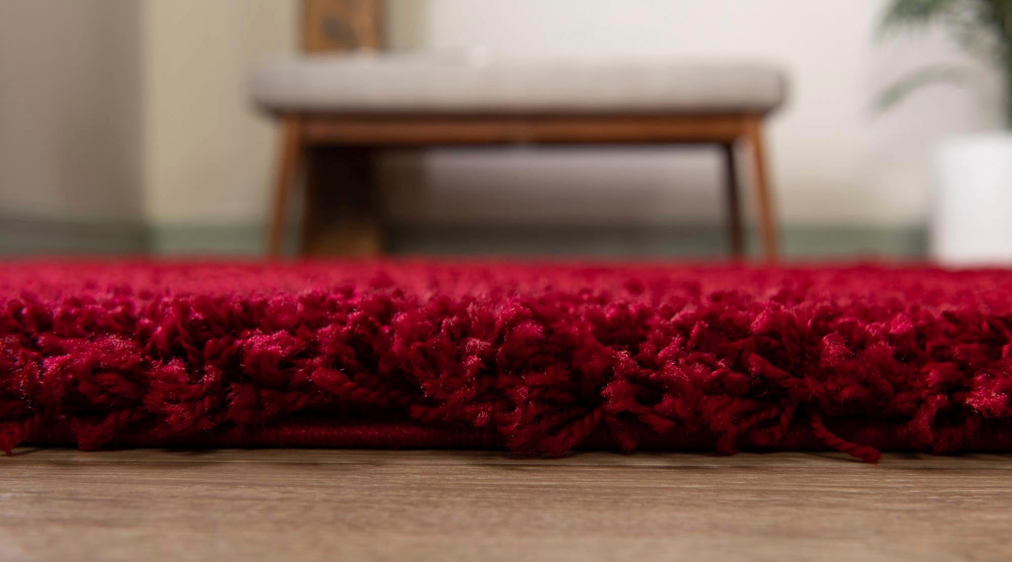 Myflair Möbel & Accessoires Hochflor-Teppich »Shaggy Shag, LAGERRÄUMUNG!« rechteckig 38 mm Höhe gewebt, Uni Farben, ideal im Wohnzimmer & Schlafzimmer