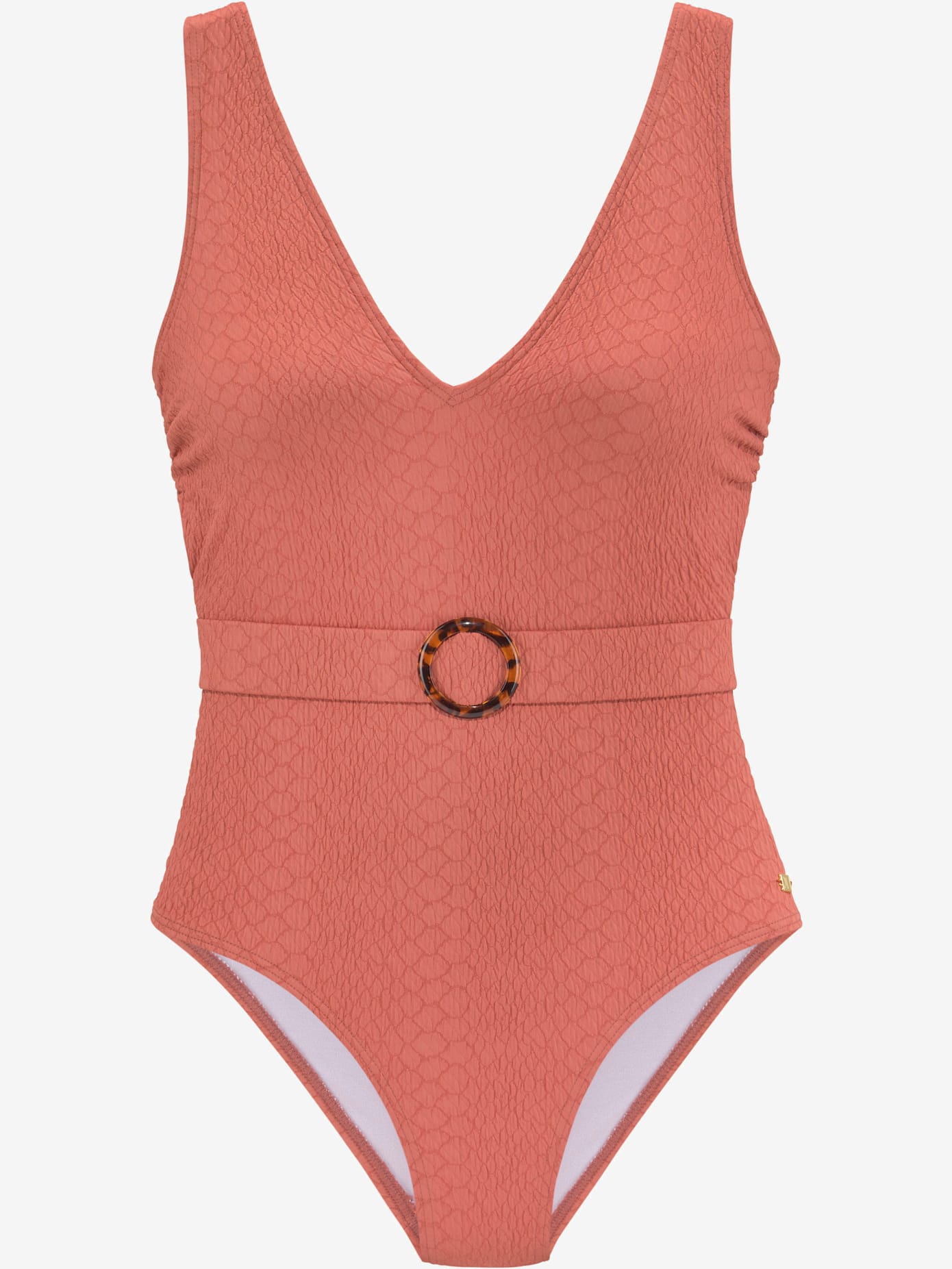 Maillot de bain qualité structurée élégante au look animal