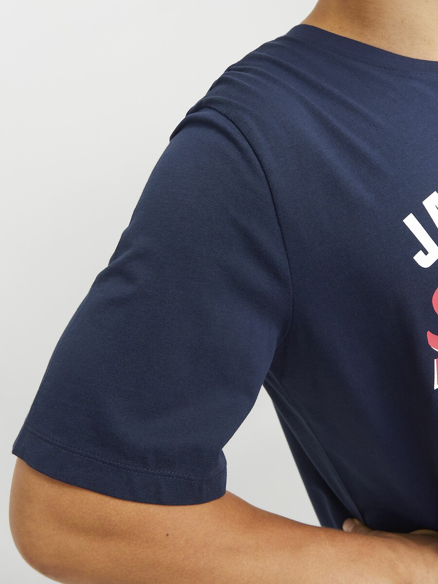 JACK & JONES<br>Camiseta reta com logotipo