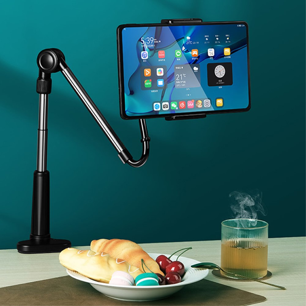 360° Grad Tisch Ständer Desktop Halterung für Smartphones / Tablets mit Tischhalterung (4