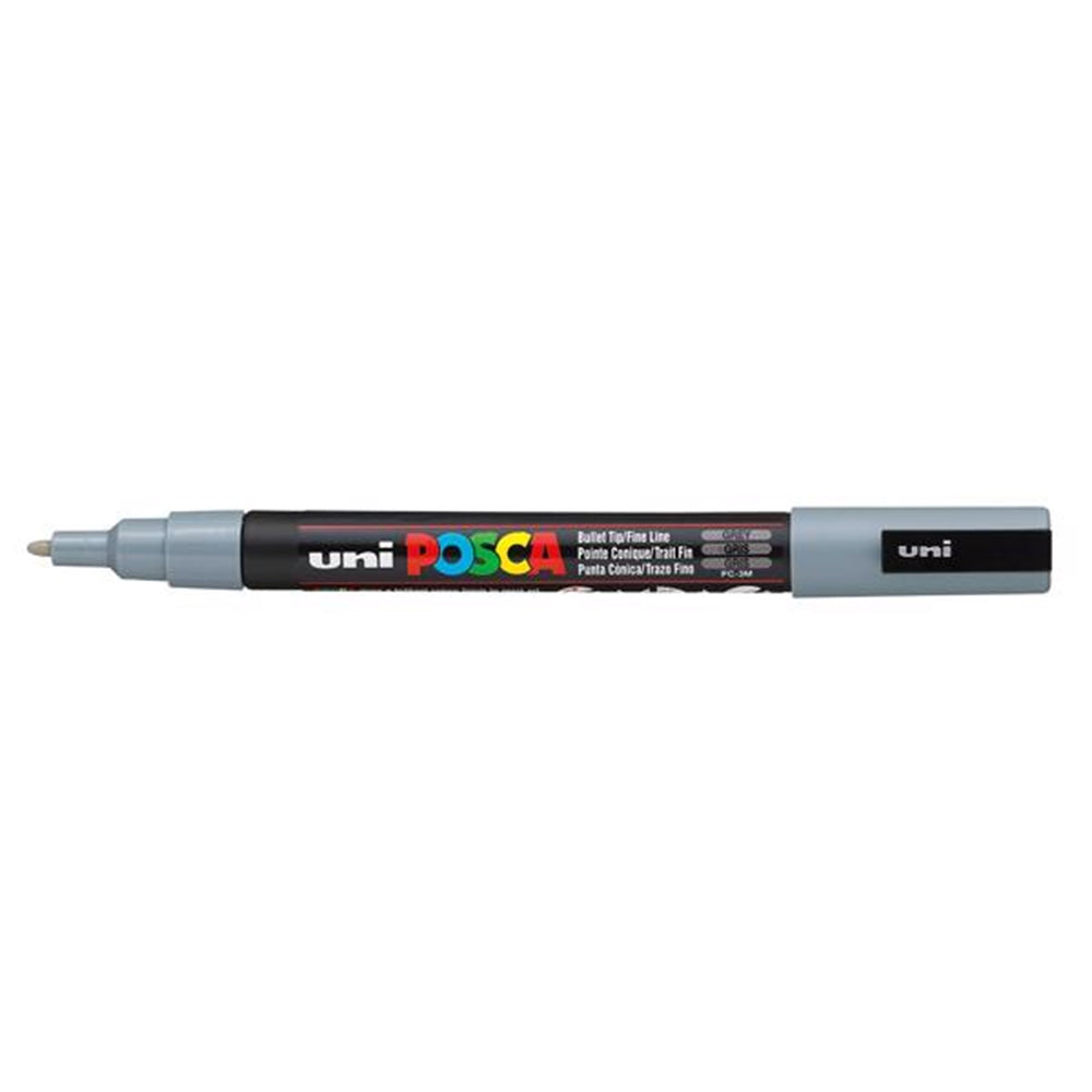 Køb Posca Uni Marker PC-3M Grå