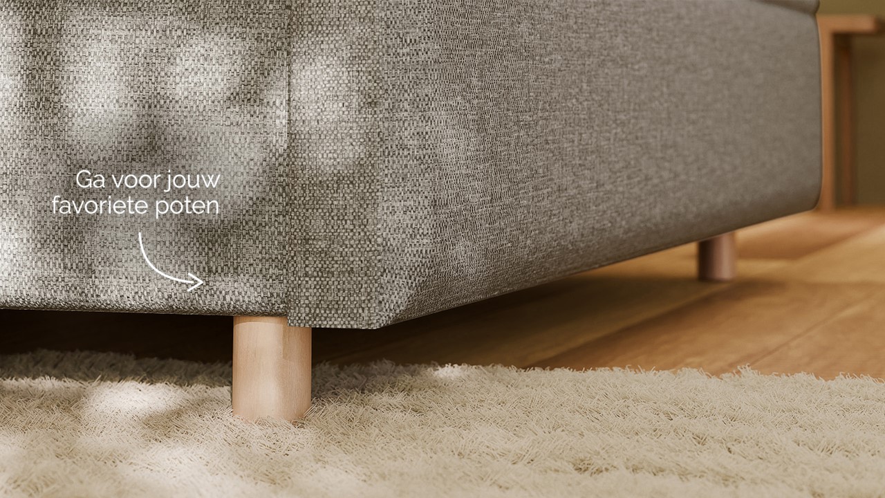 Boxspring Mica - Bold touch liver