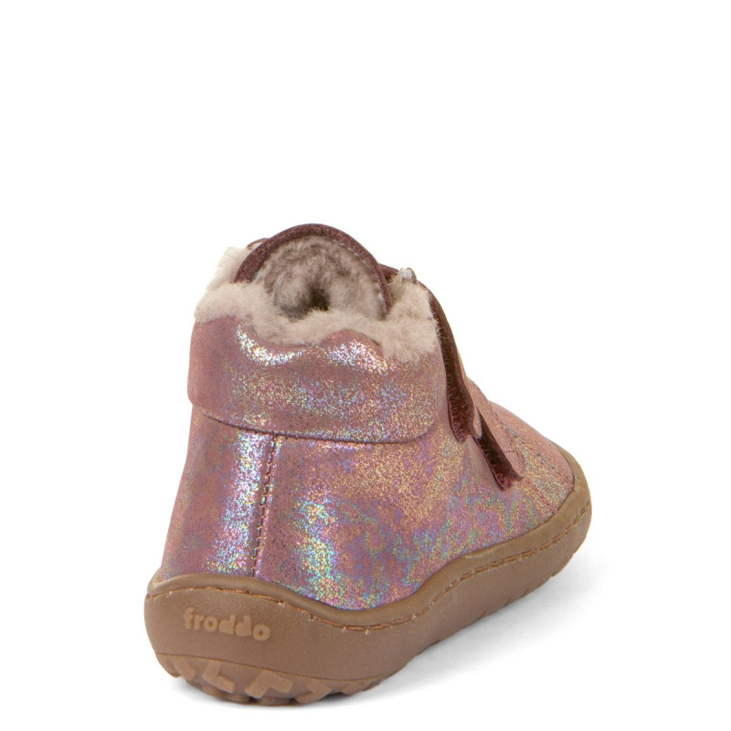Froddo Froddo Barefoot Winter Furry Fourrées Rose Brillant