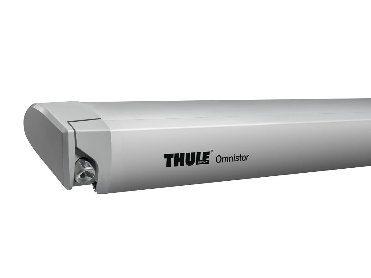 Thule Omnistor 6300 aluminium 350 Mystic Grey cassetteluifel