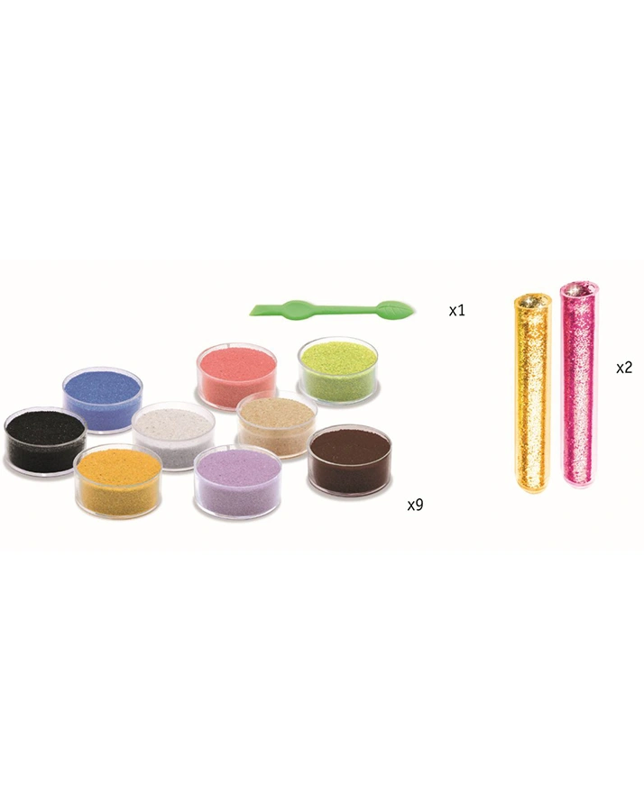 Sandbild-Set WUNDER DER WÄLDER mit 9 Farben