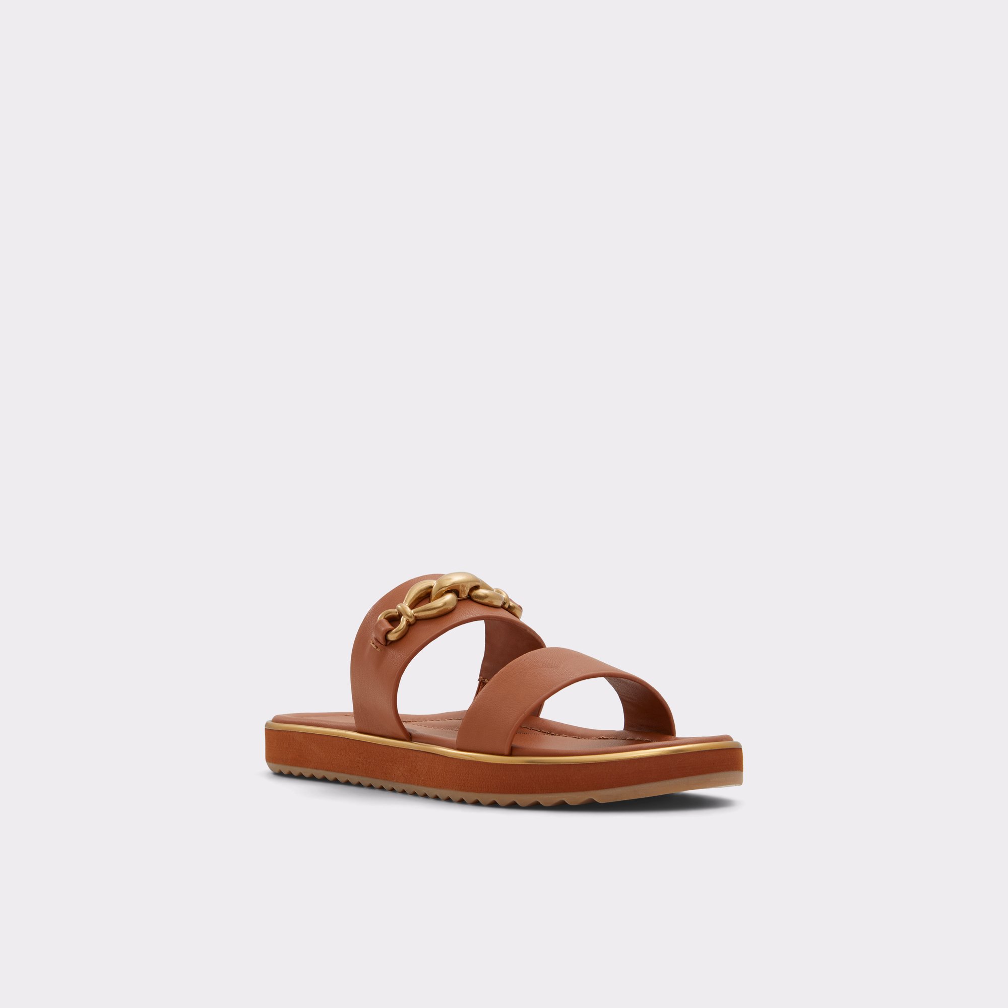 Smolyan Medium Brown Women Flat Sandals