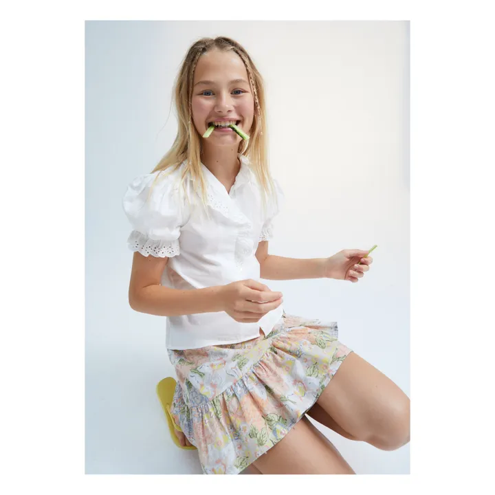 the new society Blouse Laguna | Blanc