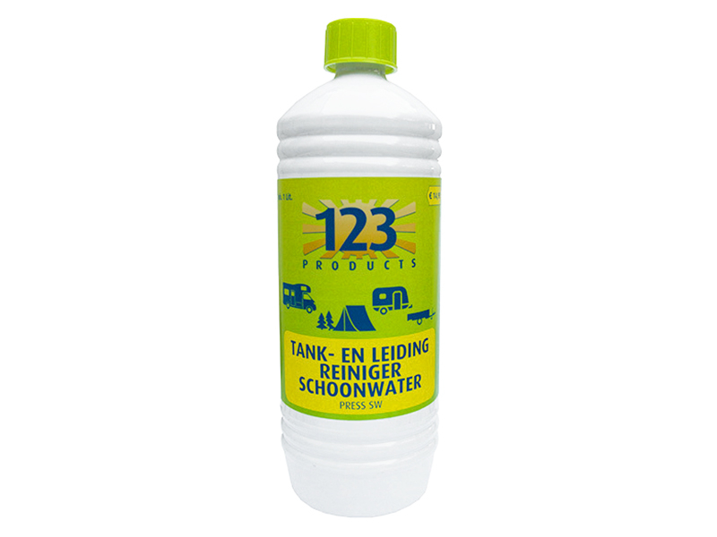 123 Products schoonwatertank- en leidingreiniger - 0,5 liter