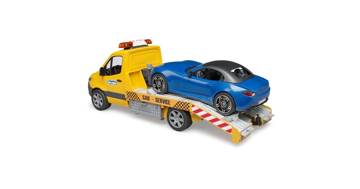 bruderMercedes Benz Sprinter Auto transport en roadster Modelvoertuig  (02675)