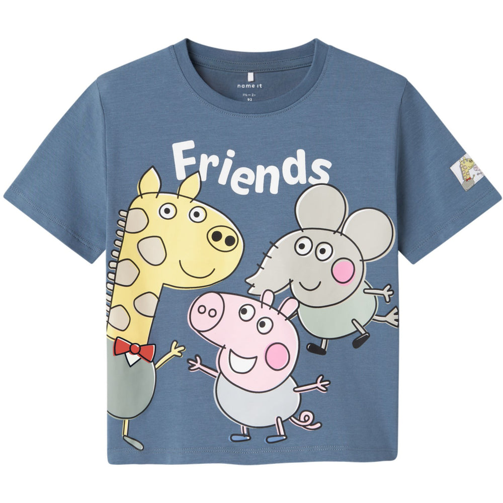 Køb Name It Blue Mirage Arle Peppa Pig Regular T-Shirt