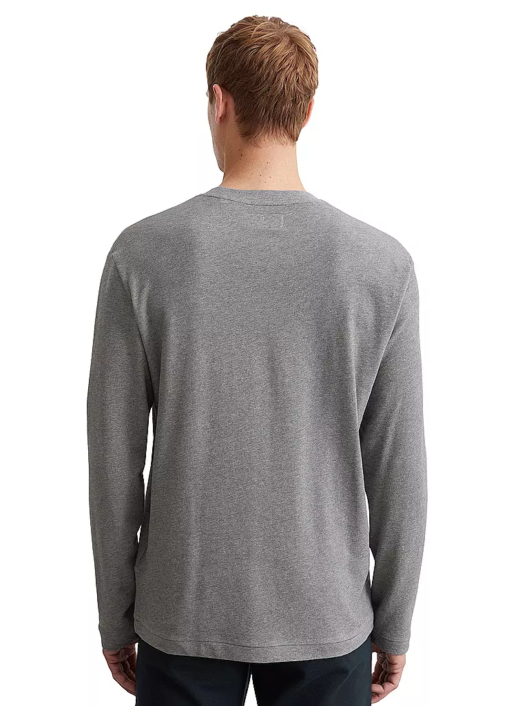 MARC O'POLO Langarmshirt grau