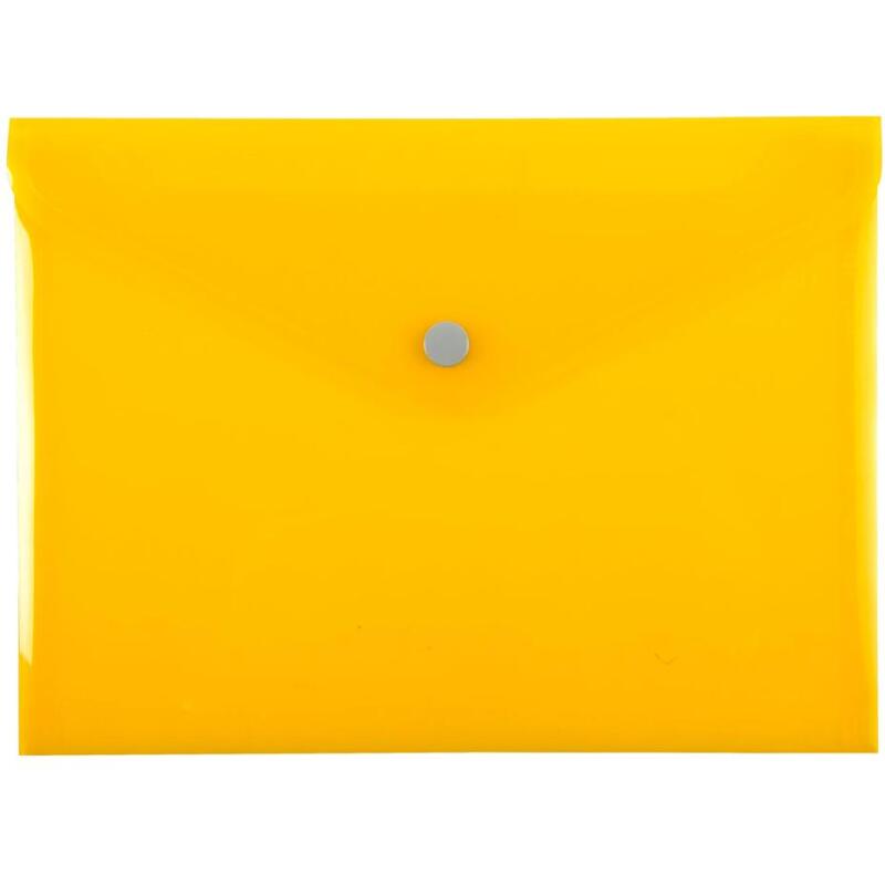 Pochette pression Iderama en polypropylène - Couleurs assorties