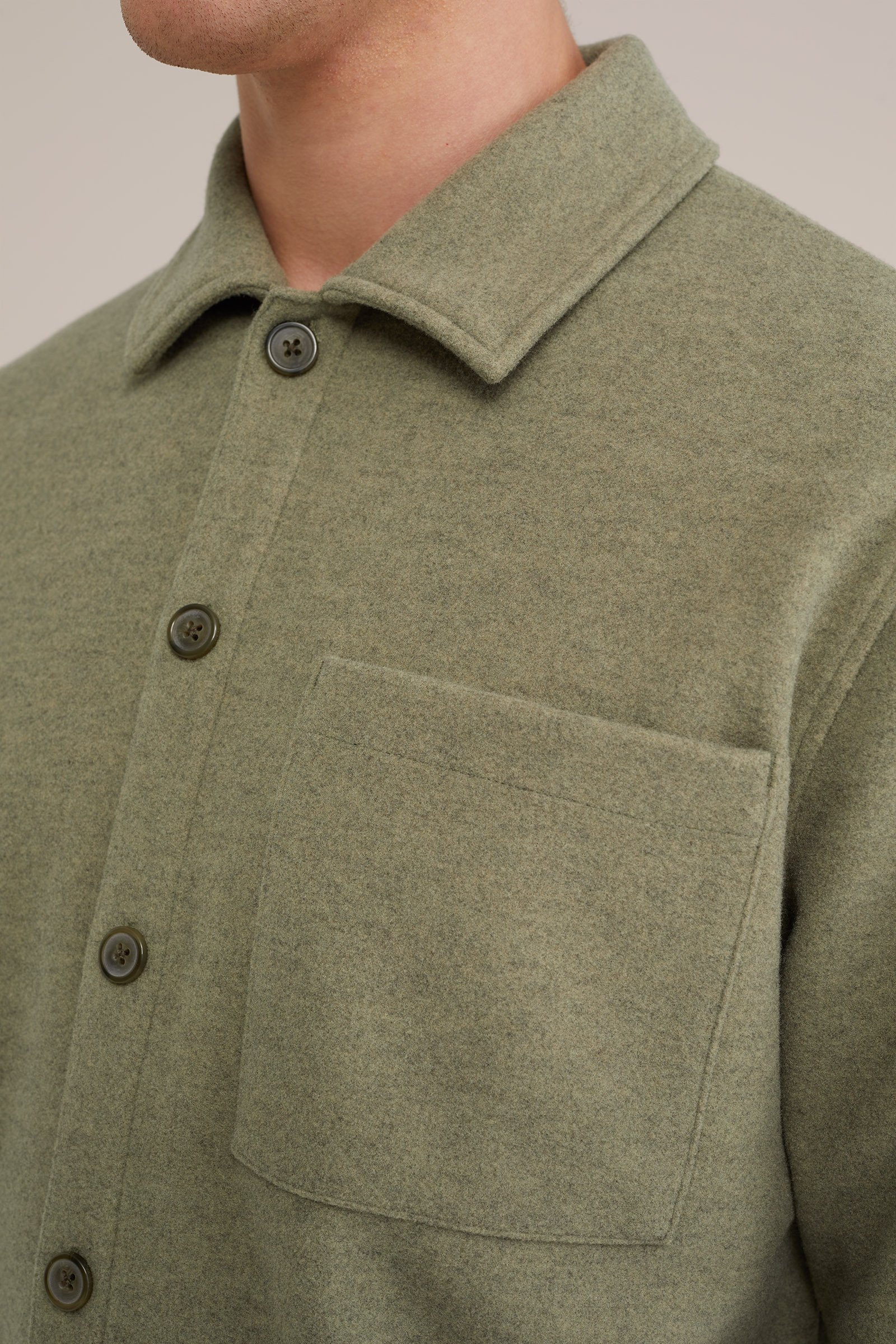 overshirt WE Fashion Mosgroen