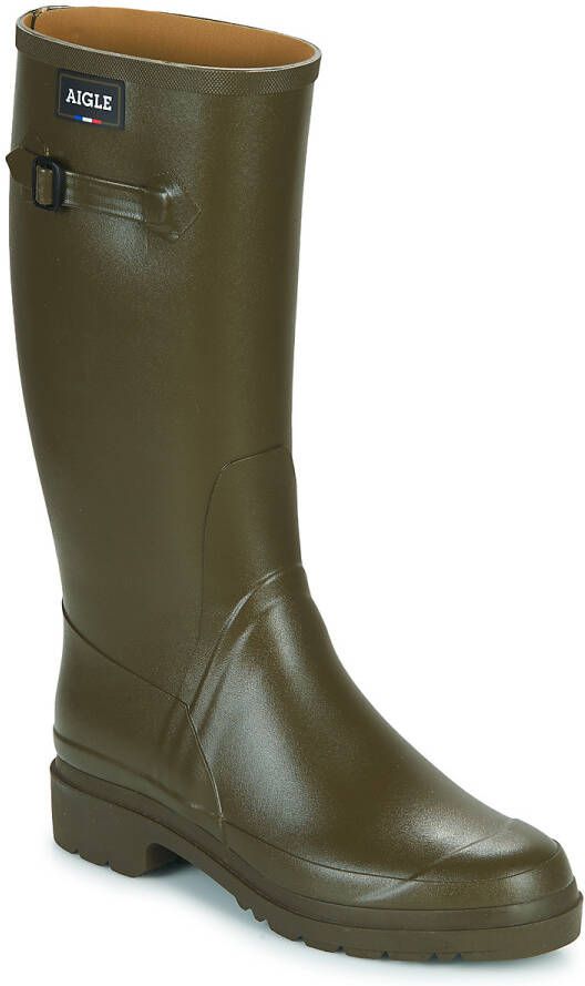 Aigle Cessac Kaki Regenlaarzen Groen