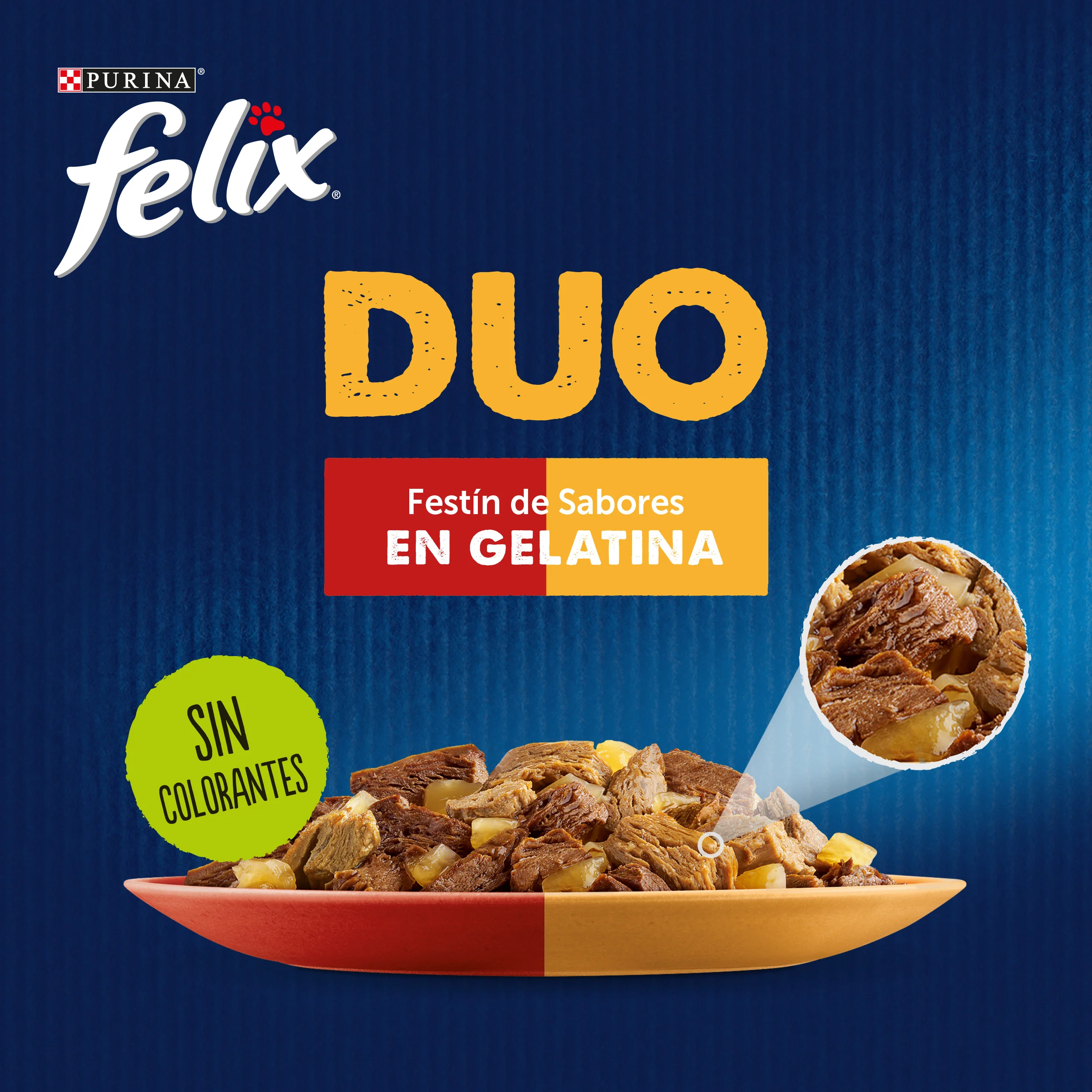 Felix Fantastic Duo Carne en Gelatina sobre - Multipack 4