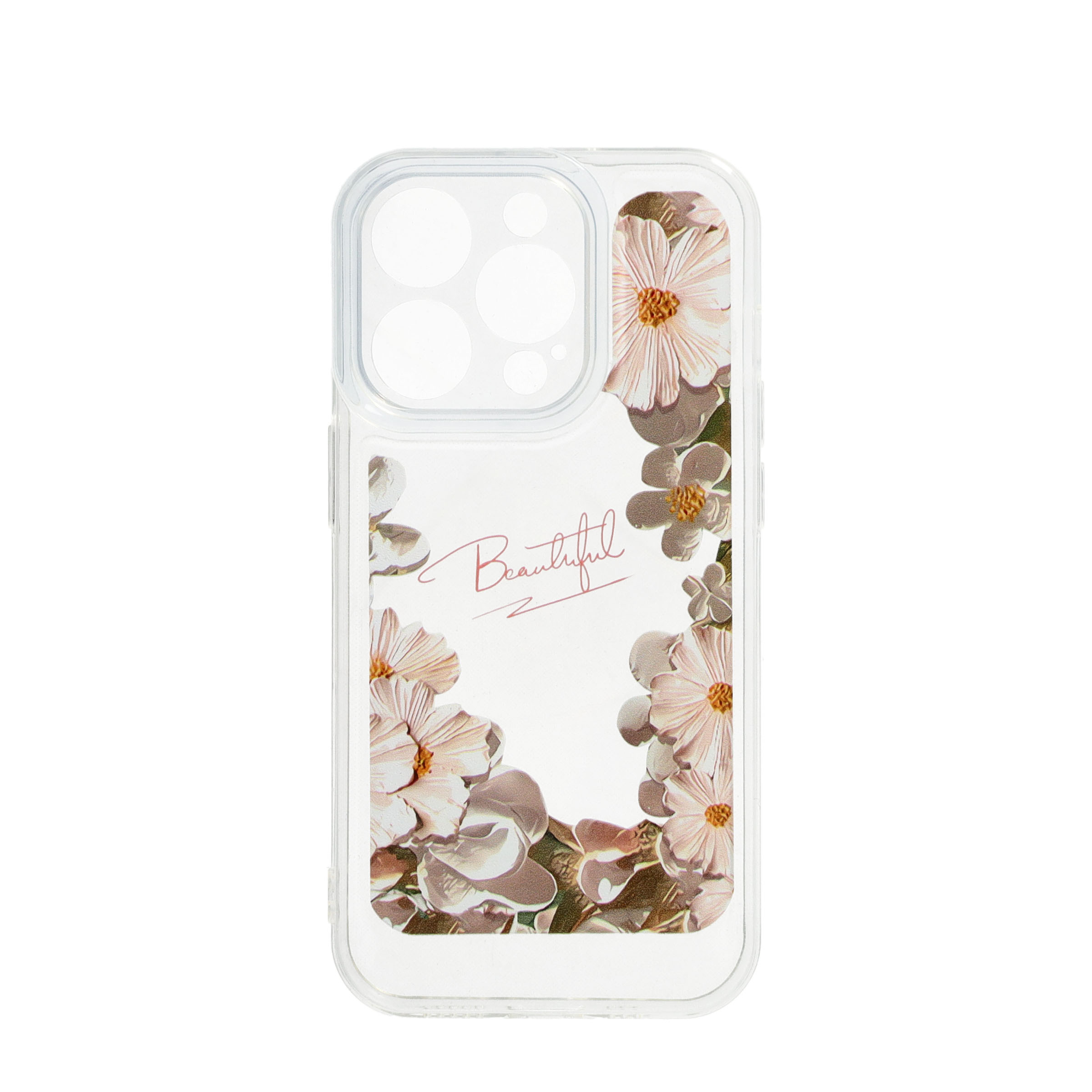 iPhone 14 Pro Gummi Case Schutzhülle mit Kameraschutz - Beautiful Flowers