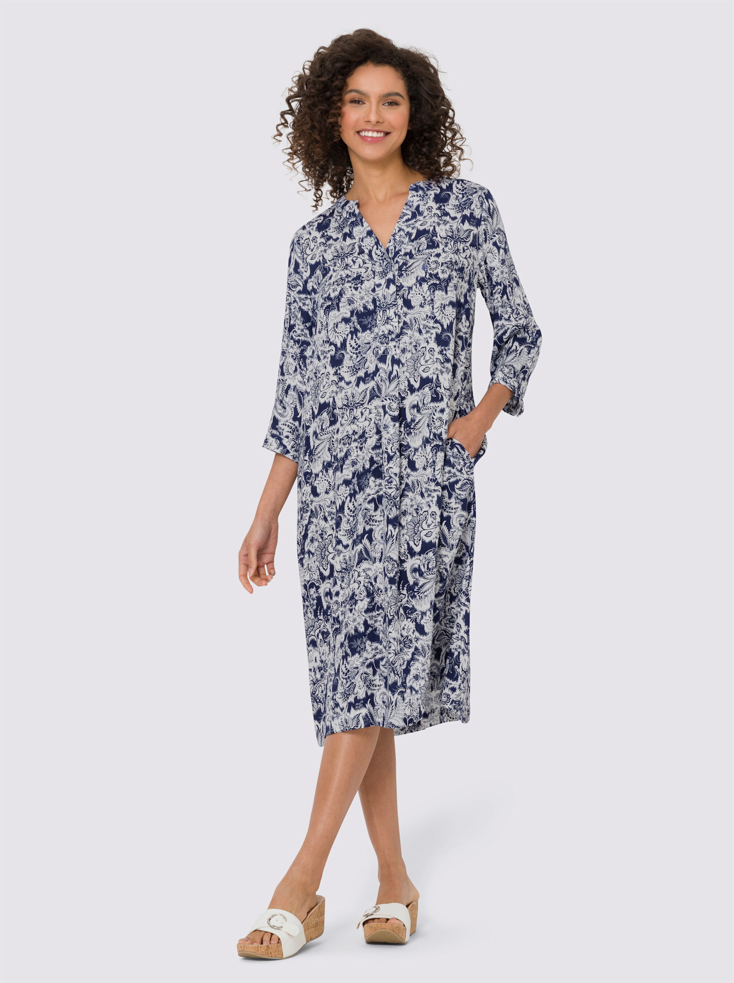 Druck-Kleid