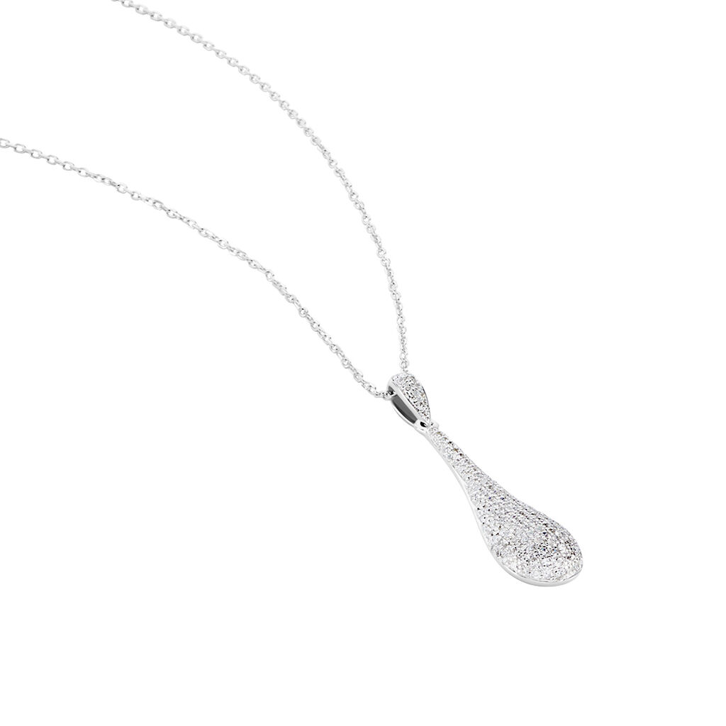 Collier Celine Or Blanc Diamant