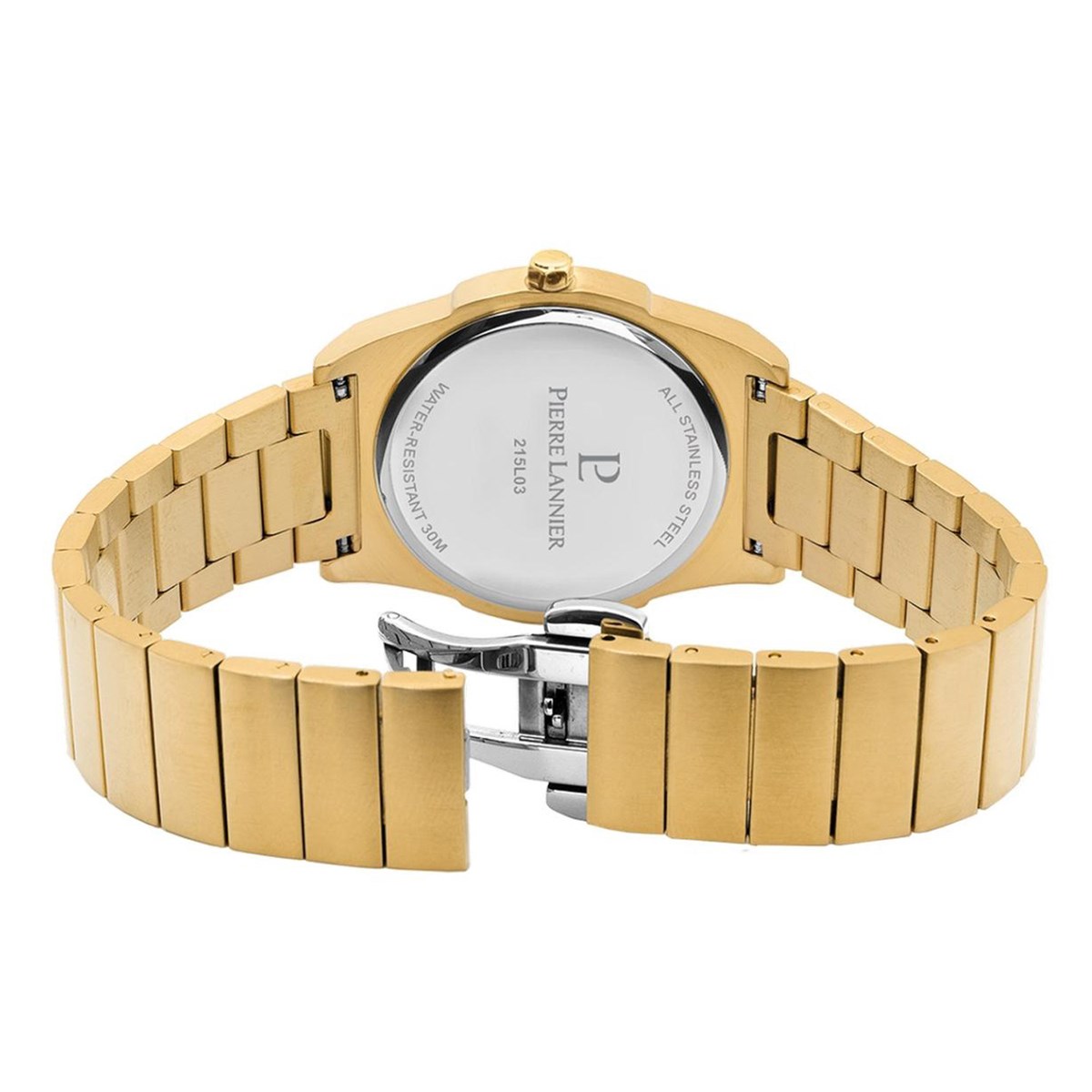 Montre Pierre Lannier Candide acier doré