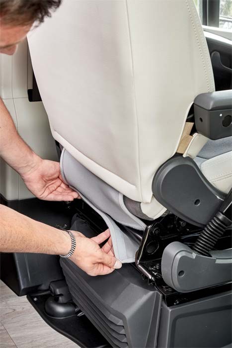Rücken aktiv Polster für Fiat Ducato Cockpitsitz