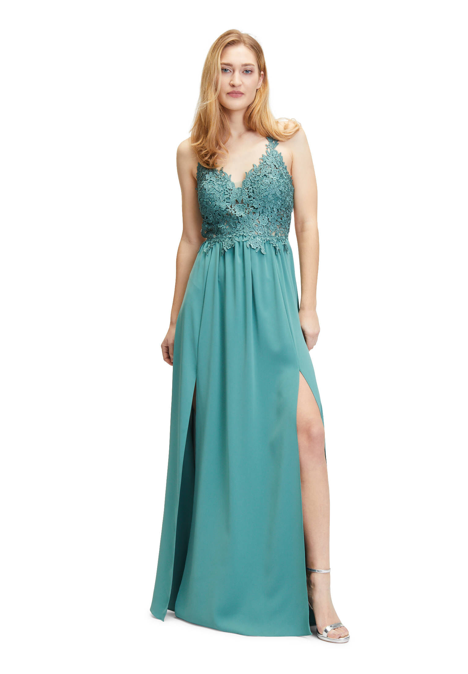 Vera Mont| Damen Abendkleid mit Spitze