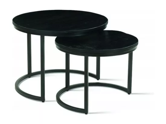 Table basse collection GOJI noir.