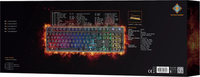 Deltaco Gaming RGB-tastatur