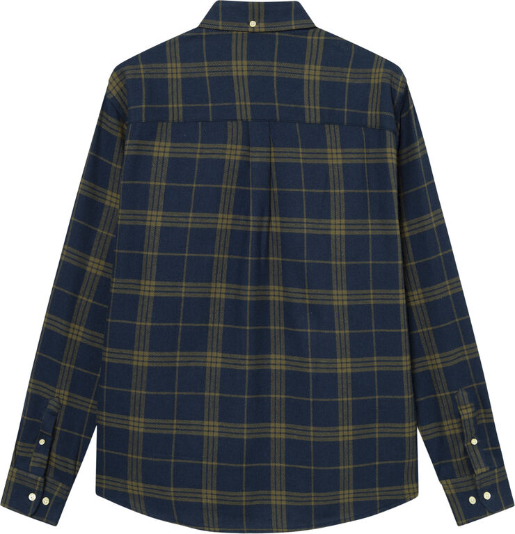 Forét HORNET FLANNEL SHIRT Navy/army