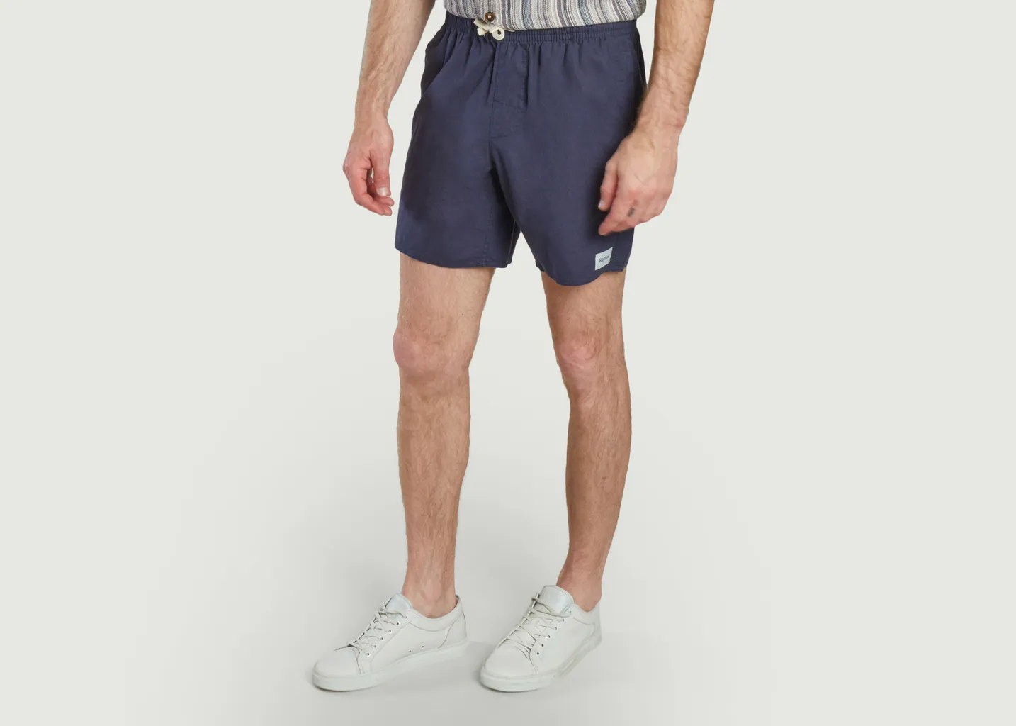 Short de plage classique en lin Rhythm