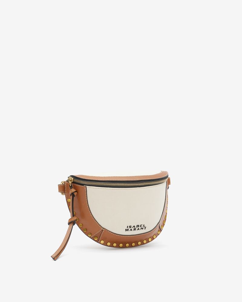 SAC BANANE EN CUIR ET COTON SKANO