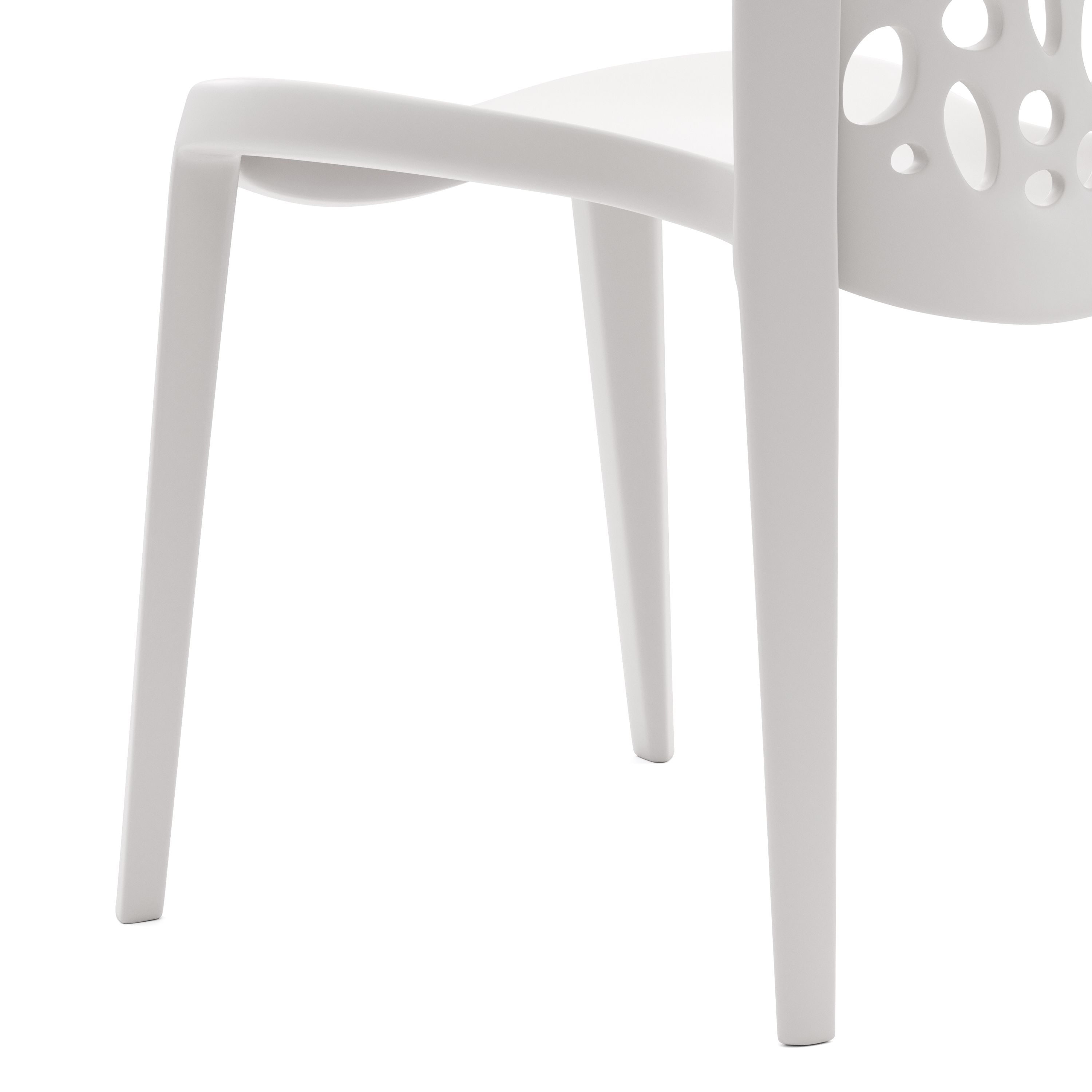 Gartenstuhl LONA 4er Set weiss