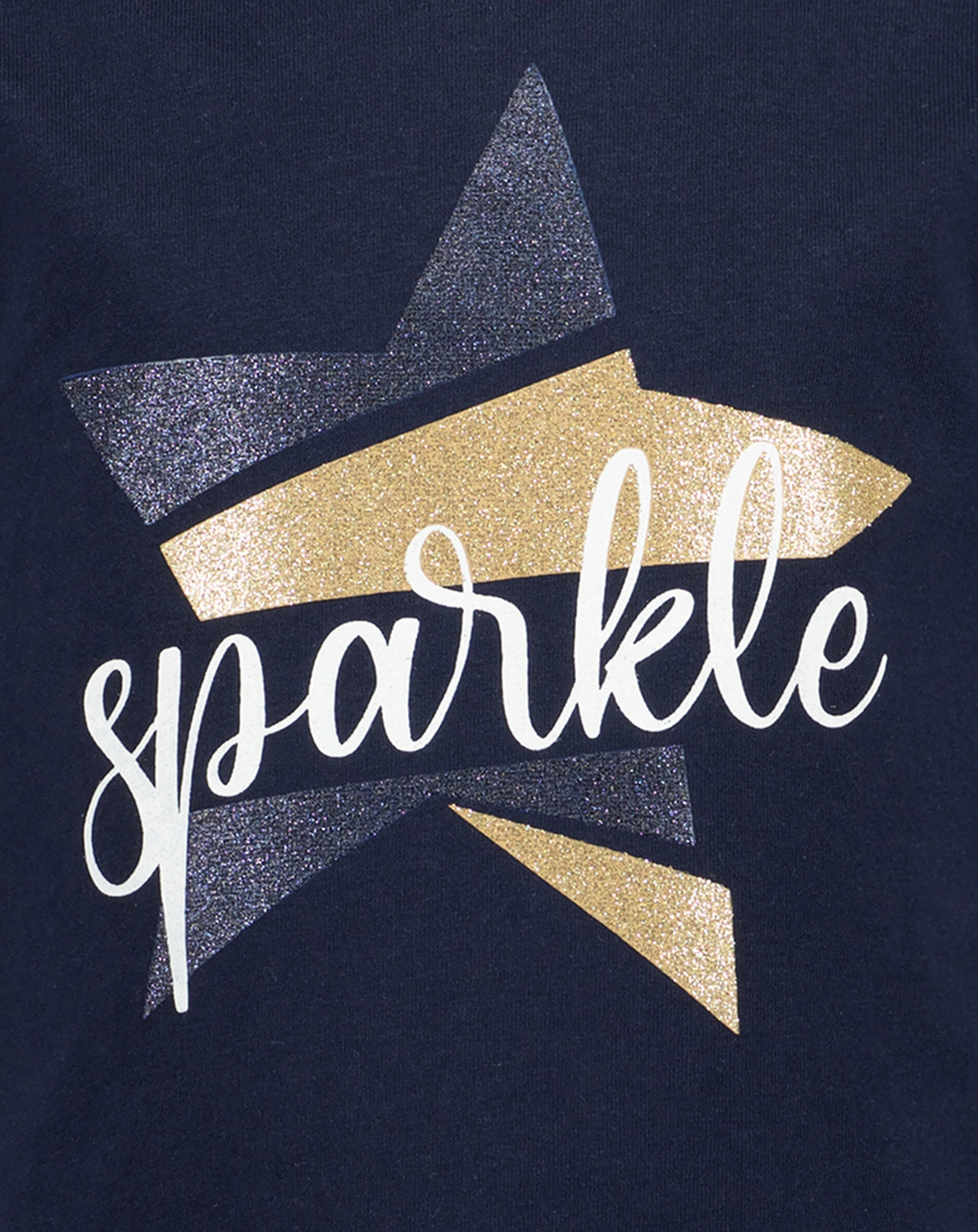 Langarmshirt SPARKLE STAR in nachtblau