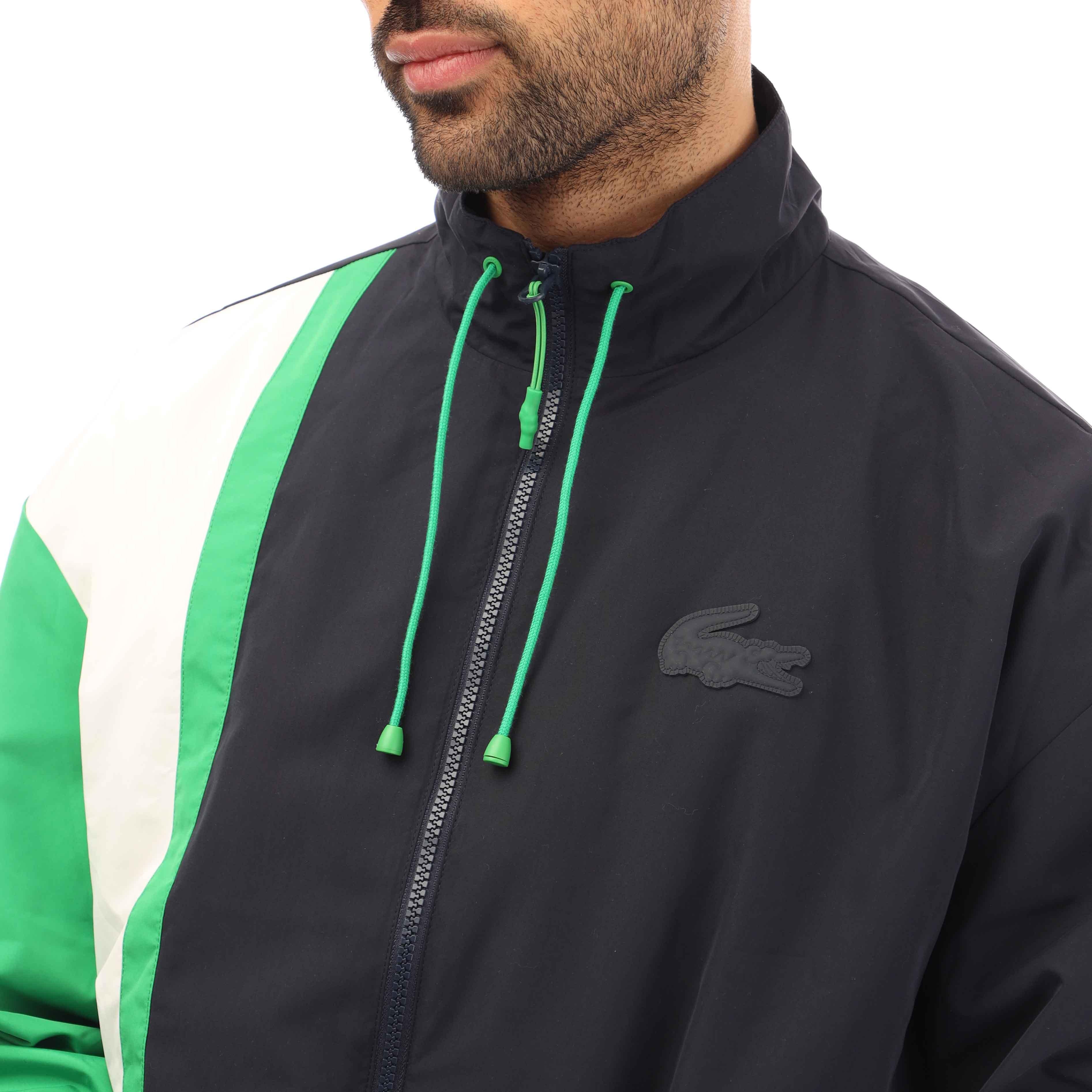 Lacoste Lightweight Water Resistant Colourblock Zip Jacket