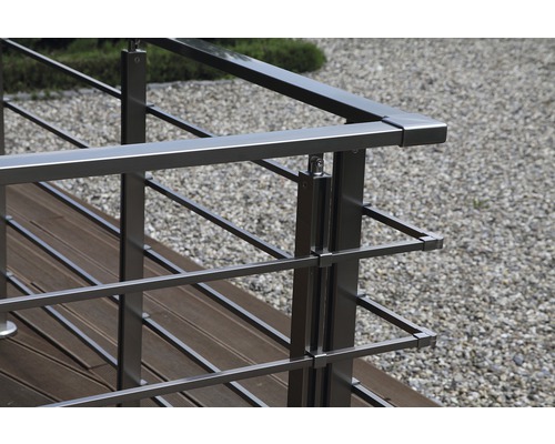 Verbinding voor vierkante staven, aluminium (verpakking = 5 stuks) (88)