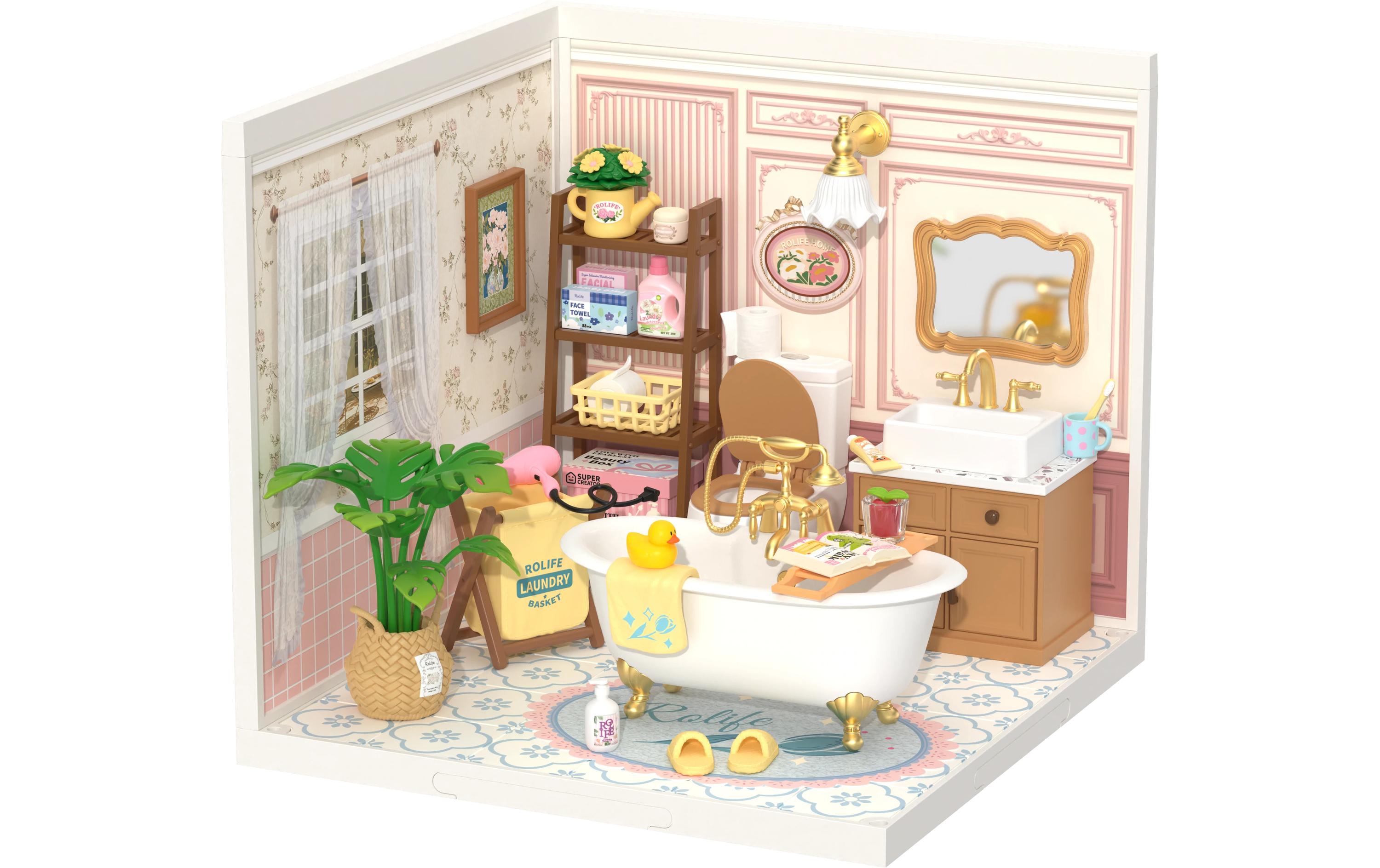 Bausatz Warm Dining Room3D-Puzzle aus lasergeschnittenen Holzteilen