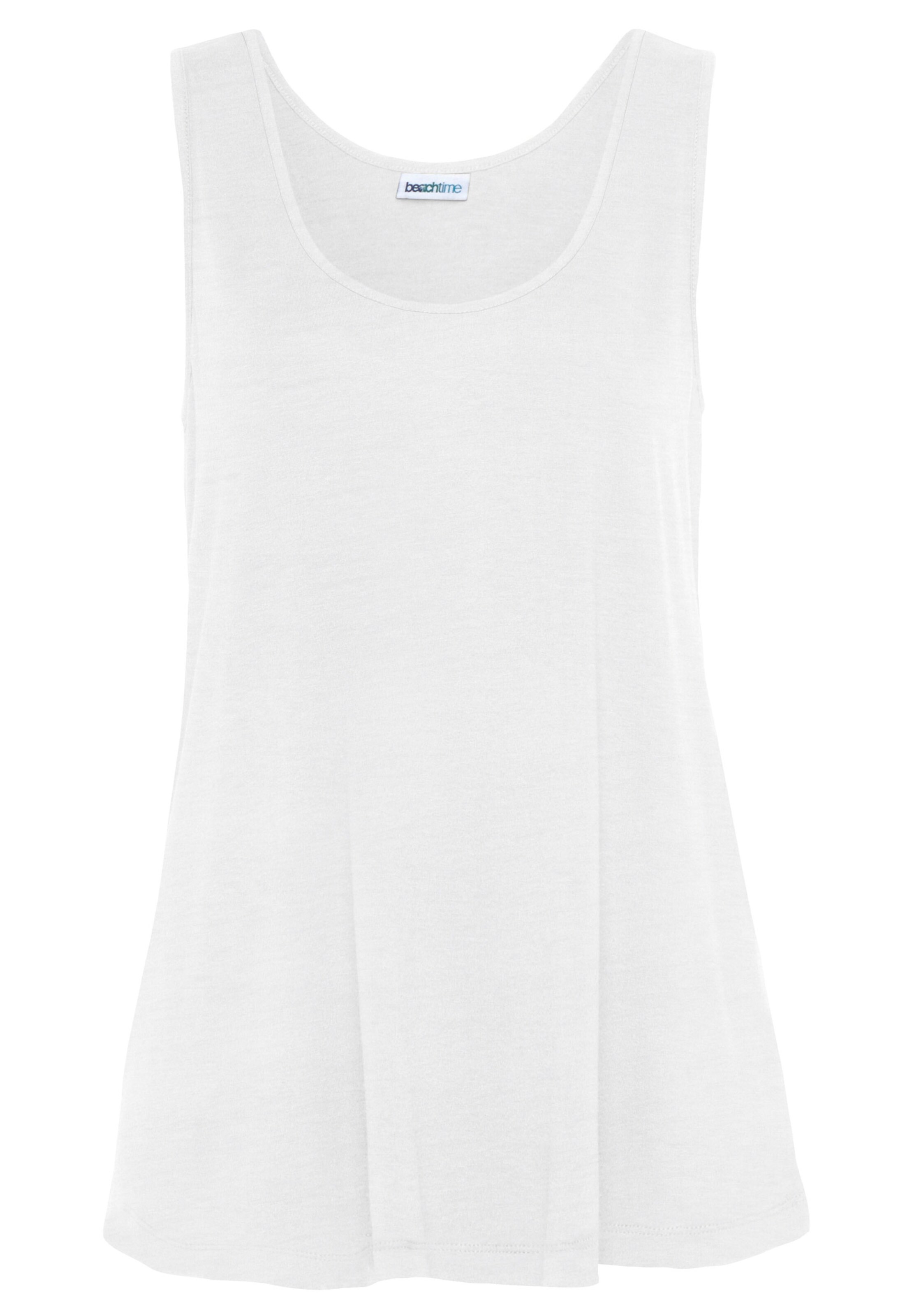 Beachtime Tanktop in bedruckt+weiß