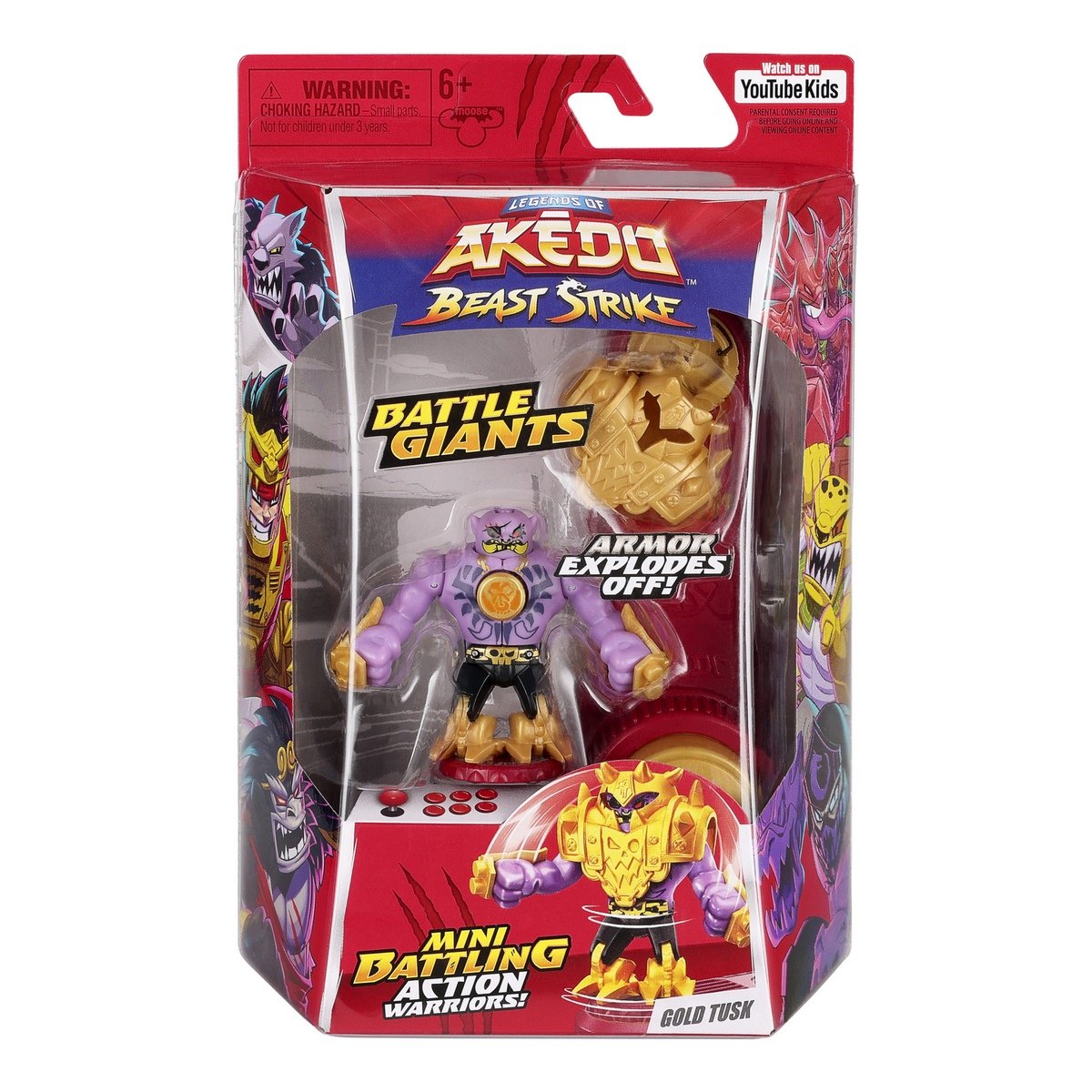 Figurines géantes Beast Strike Akedo