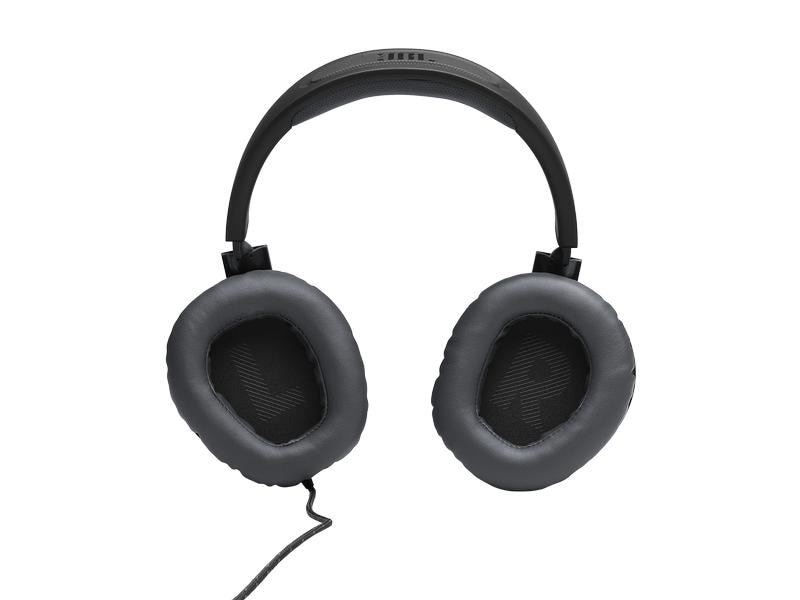 JBL Headset Quantum 100 Schwarz Kabelgebundenes Over-Ear-Gaming-Headset mit abnehmbarem Mikro