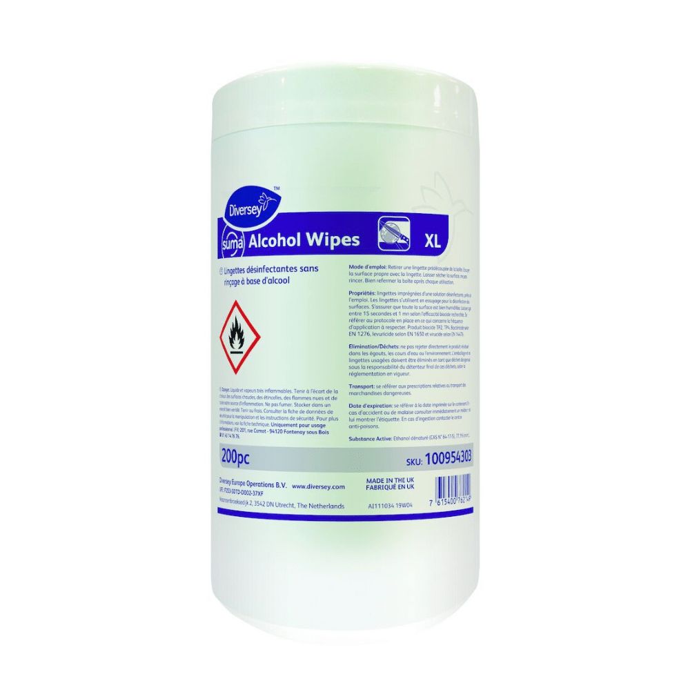 12x Suma Alcohol Wipes
