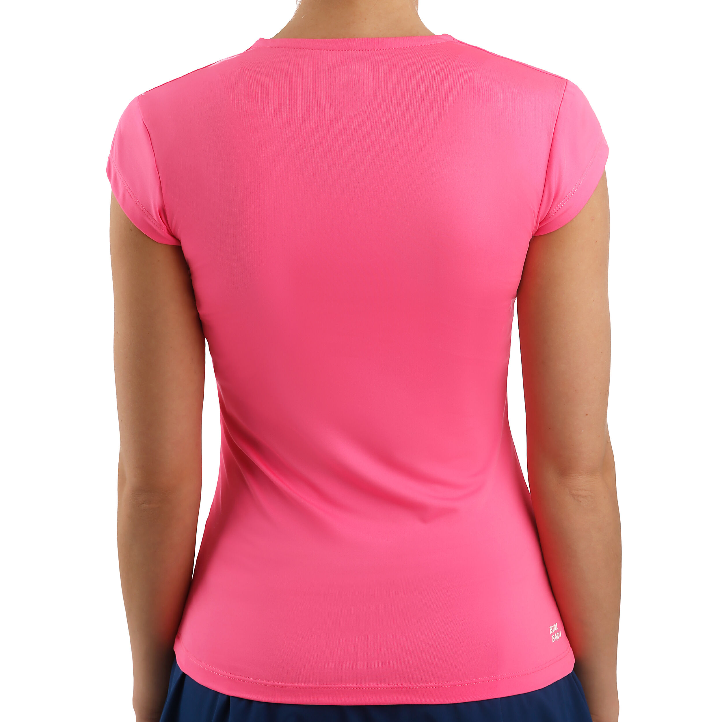 BIDI BADU Bella 2.0 Tech V-Neck T-shirt Femmes - Pink , Blanc