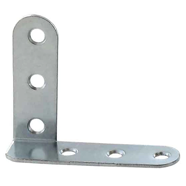 Equerre de chassis coudée droite Diall acier zingué 60 mm