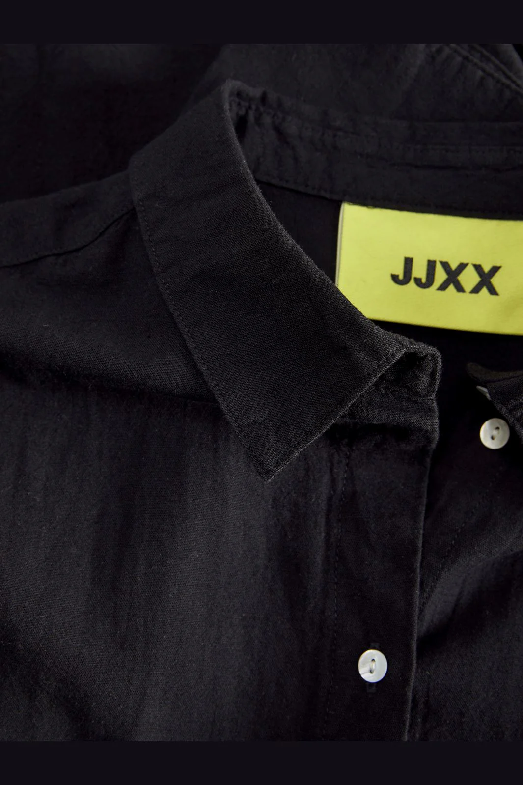 Jjxx Jxjamie Ls Rlx Linen Blend Shirt Sn 4493799 black