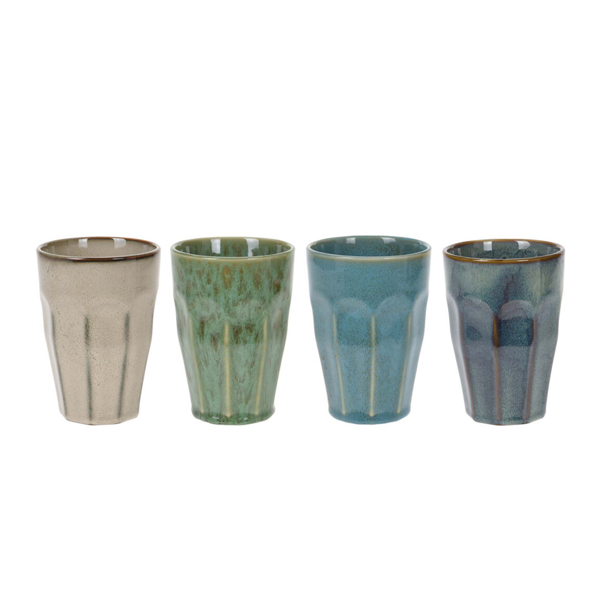 Becher Porzellan 4er Set 330 ml