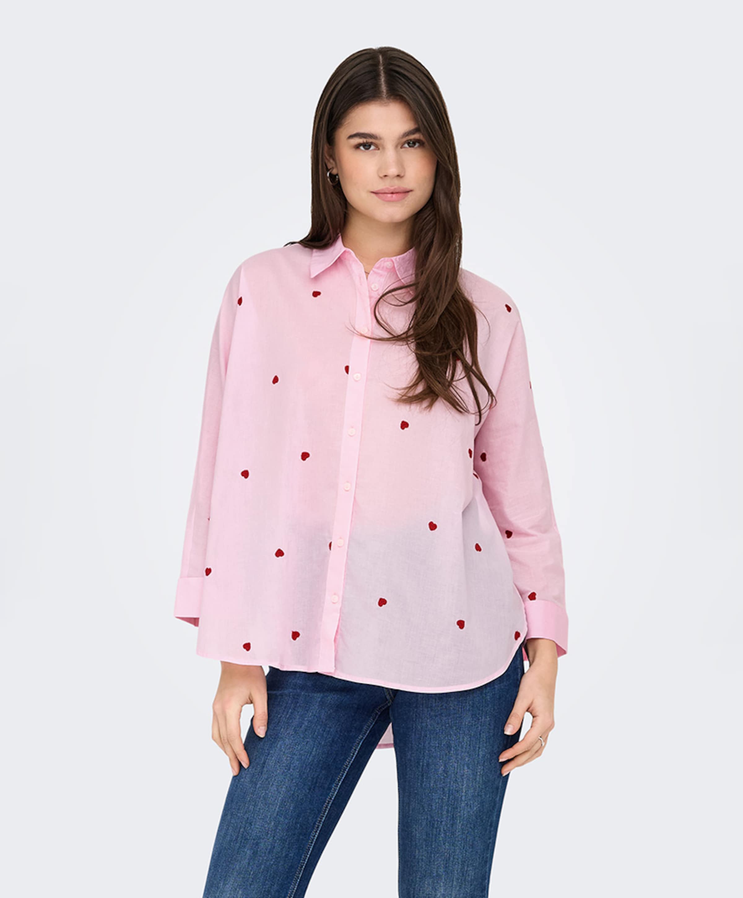 Only Dames blouse roze