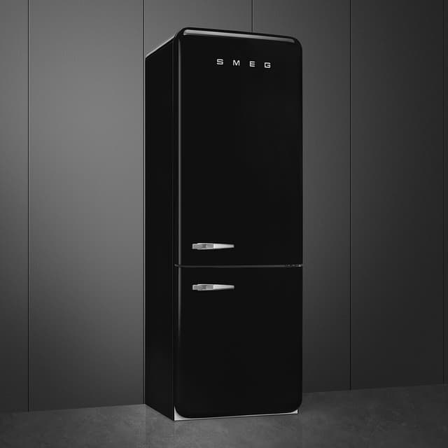 Smeg 50's Style Kølefryseskab FAB38RBL6 (Sort)
