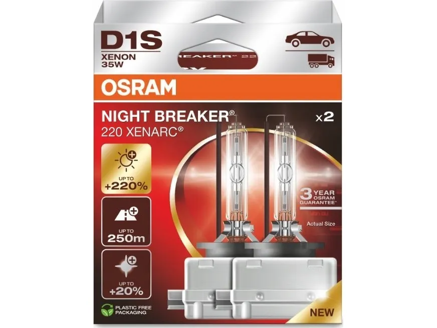 Osram Xenarc Night Breaker 220 - D1S Xenonpærer