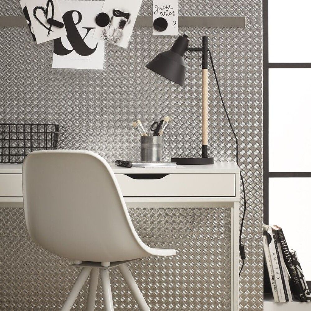 DEKORFOLIE D-C-FIX RIFLET PLATE METALLIC SELVKLEBENDE 45X150