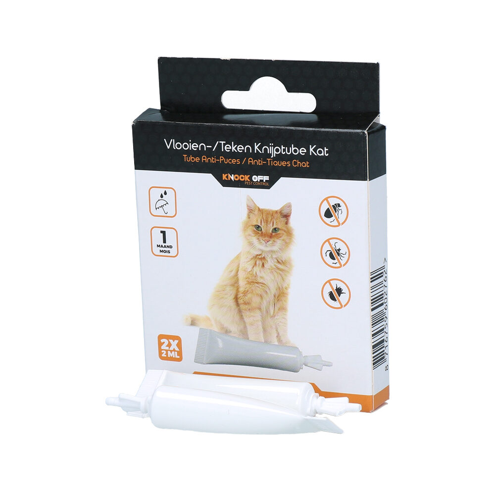 Knock Off Vlooien- en tekenpipet Kat